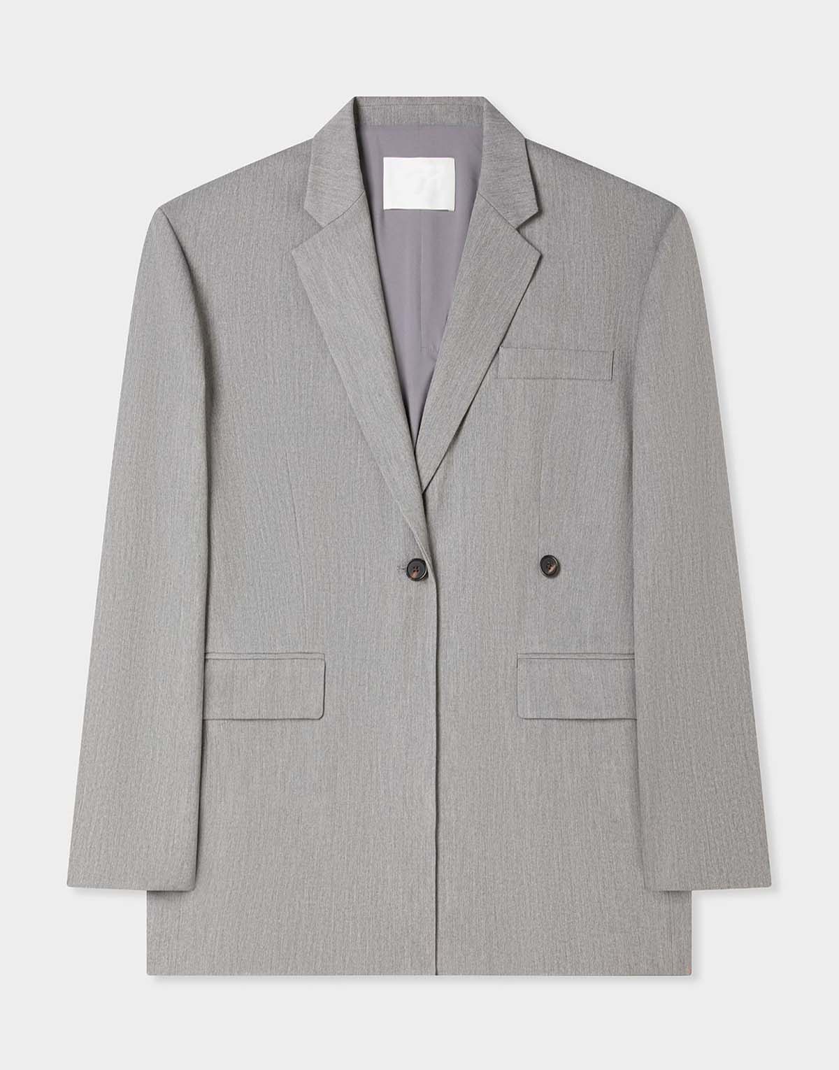 Classic suit jacket with back vent-w103-1